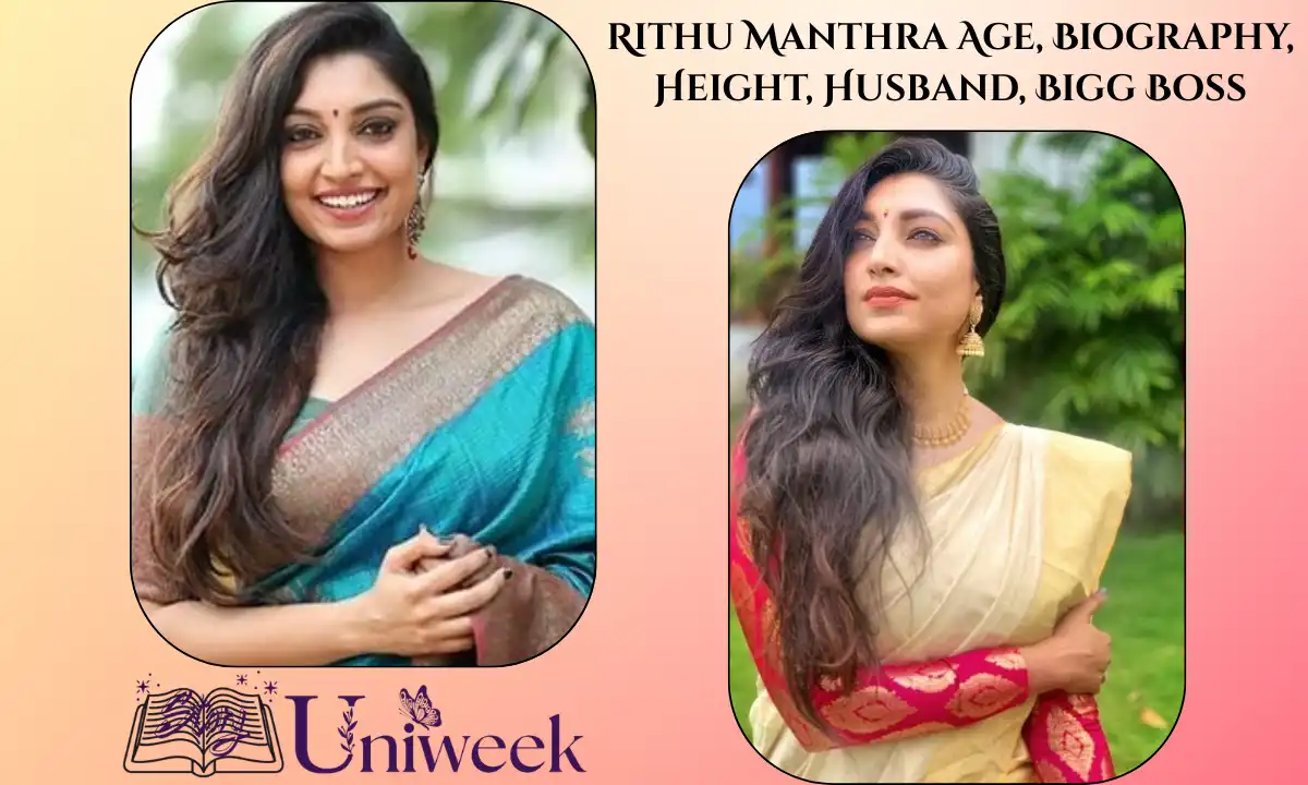 Rithu Manthra Age: Biography, Height, Husband, Bigg Boss, Career, Net Worth & More